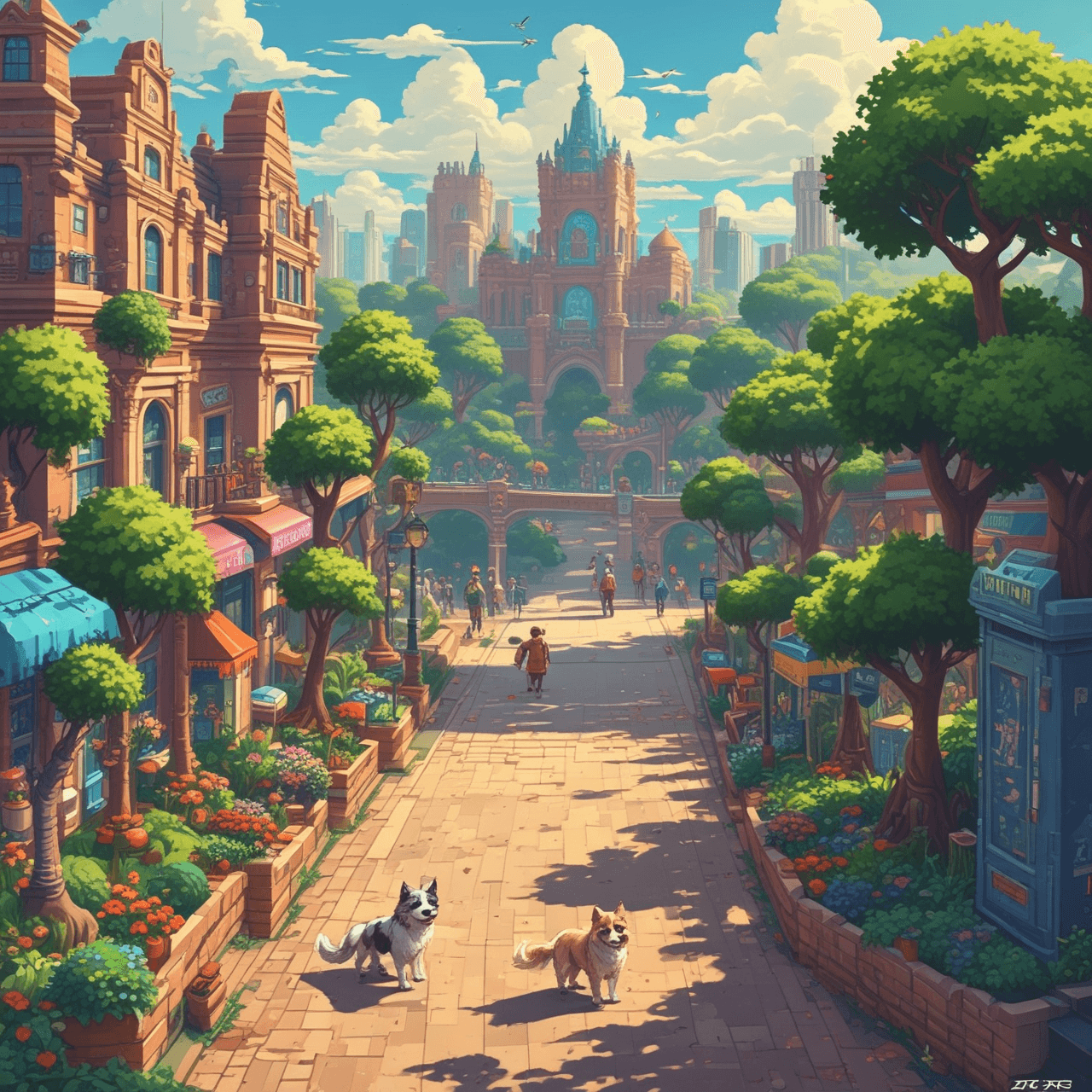 Hunde-Wissen-Rennen game banner