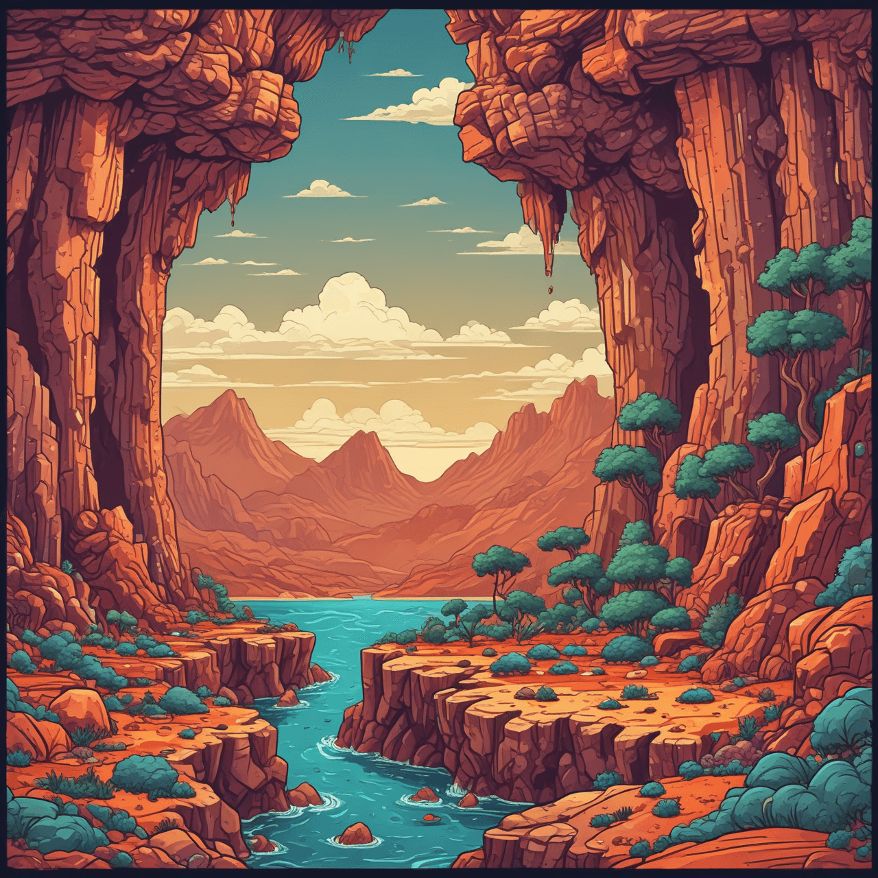 Rock Cycle Runner game banner