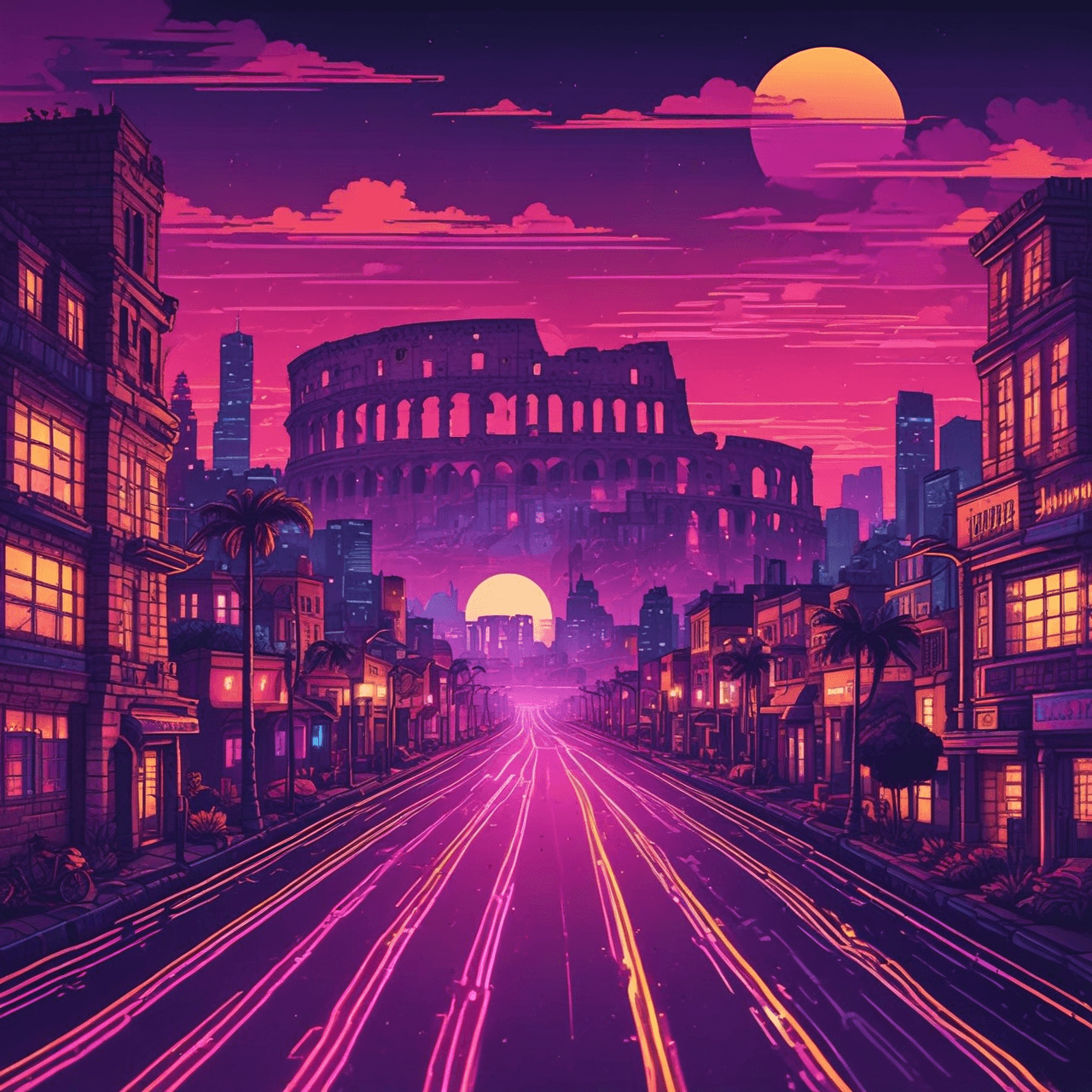 Mamma Mia Madness Runner game banner