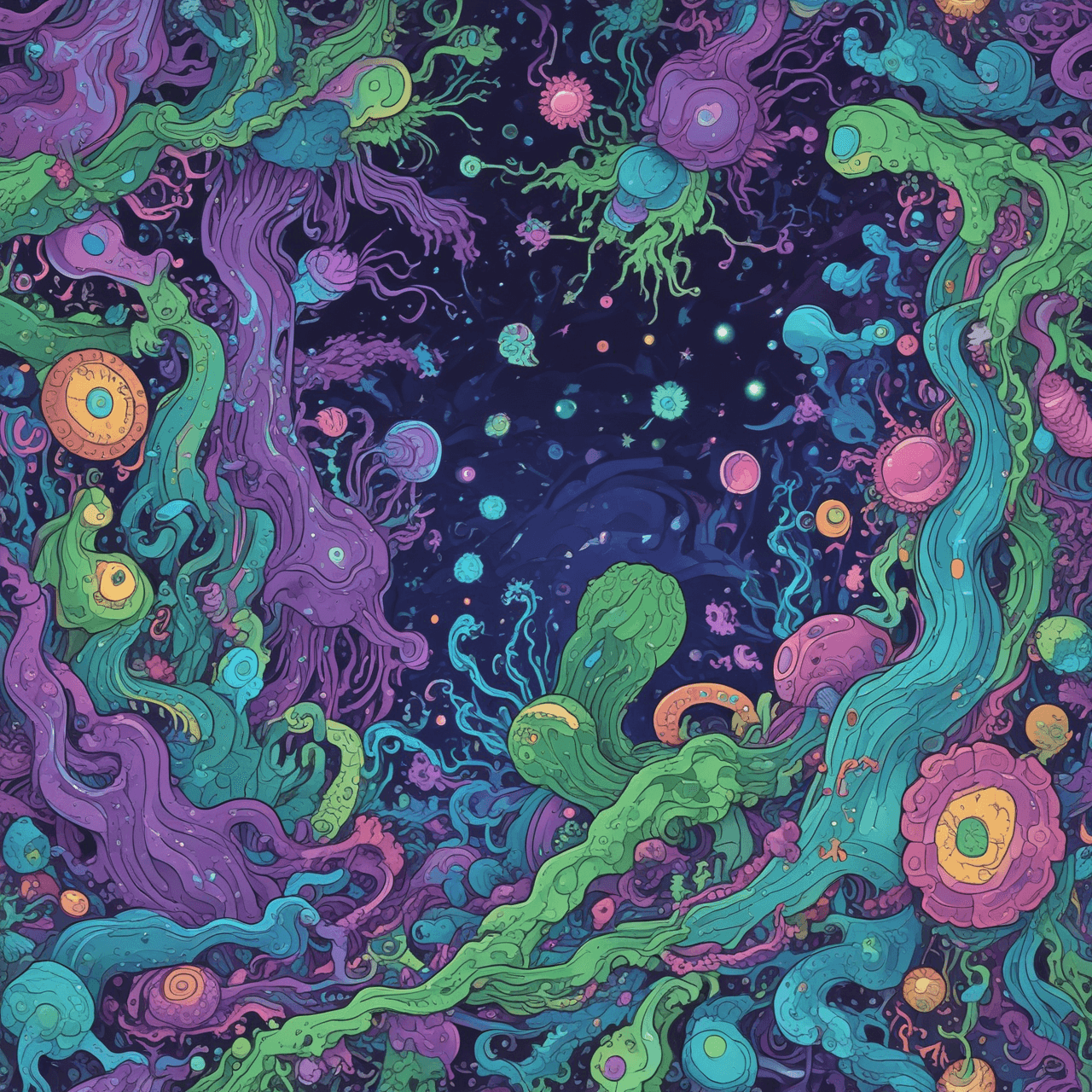 Microbe Jetpack Adventure game banner