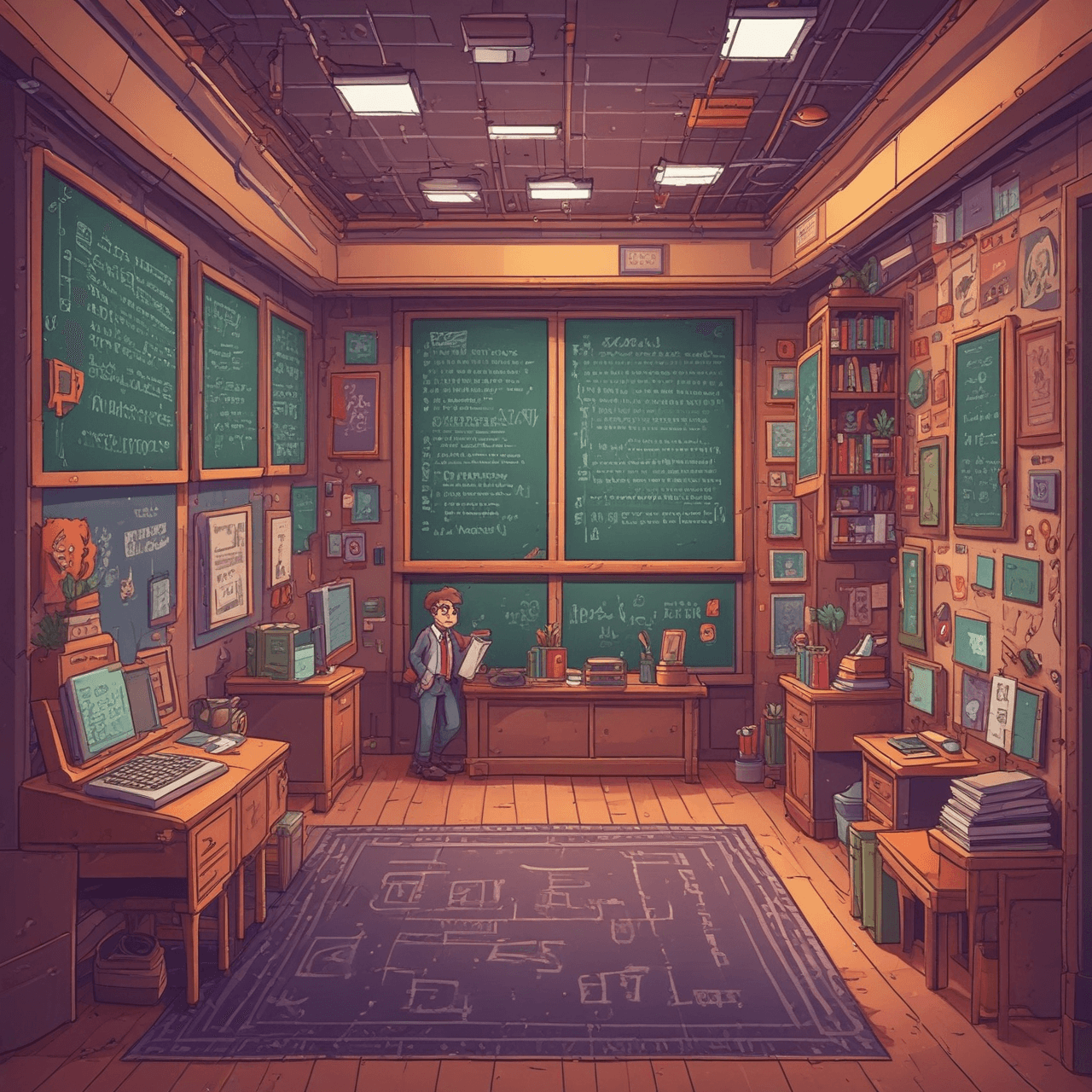 Teacher's Equation Dash game banner