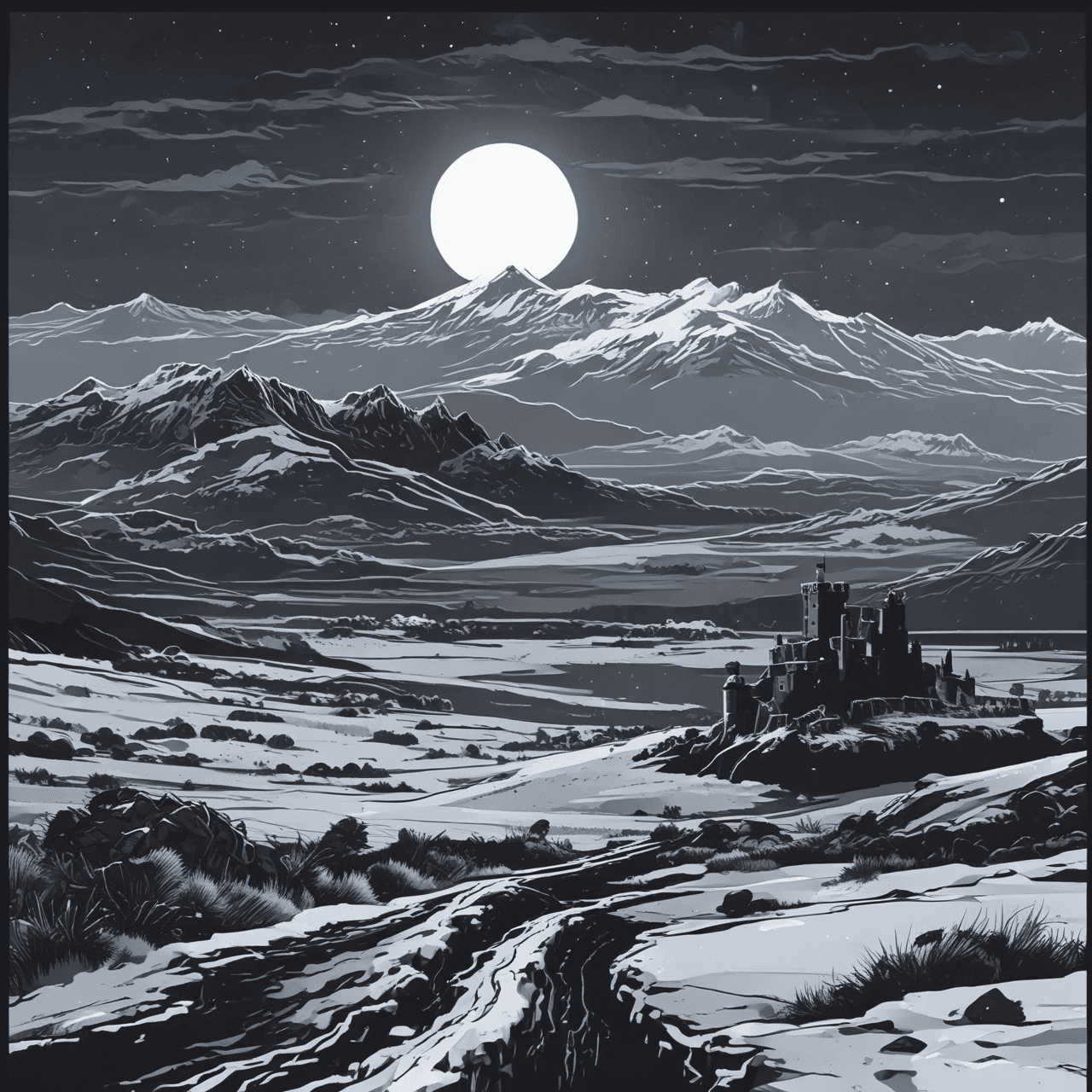 Macbeth's Snowy Ascent game banner