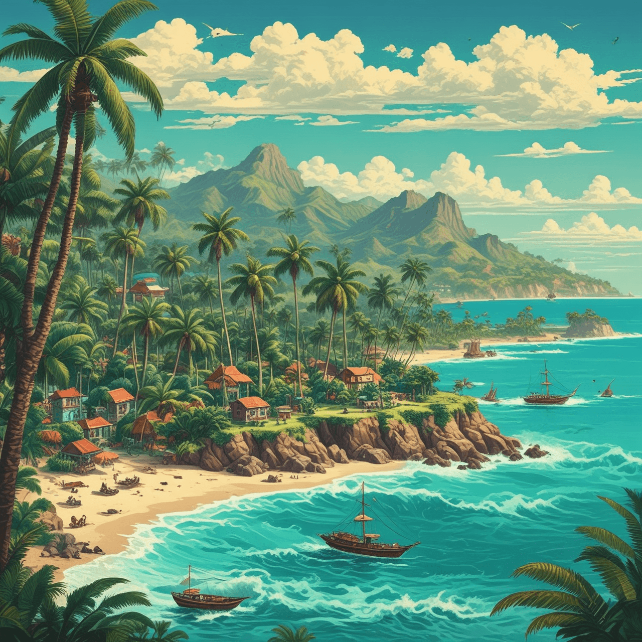 Tropical Empire Quiz Adventure game banner