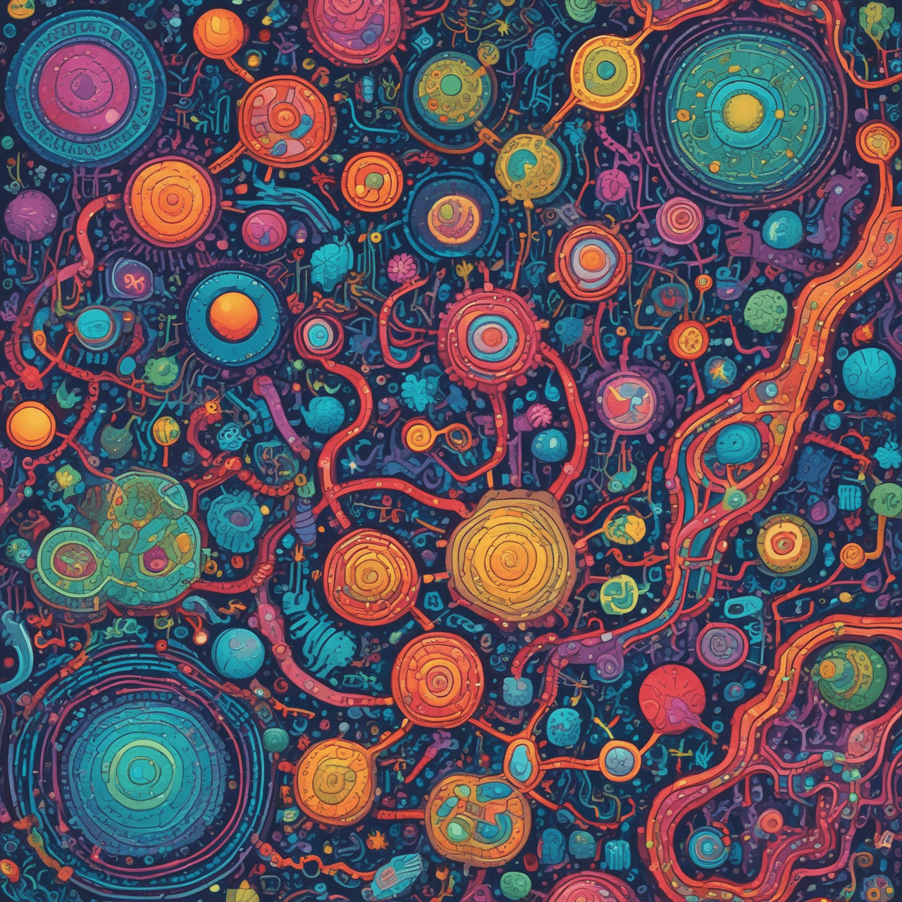 Macromolecule Jetpack Dash game banner