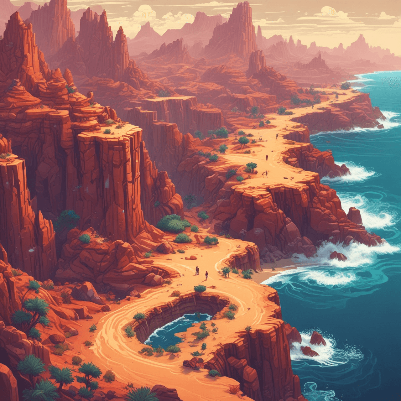 Erosion Run Quiz game banner