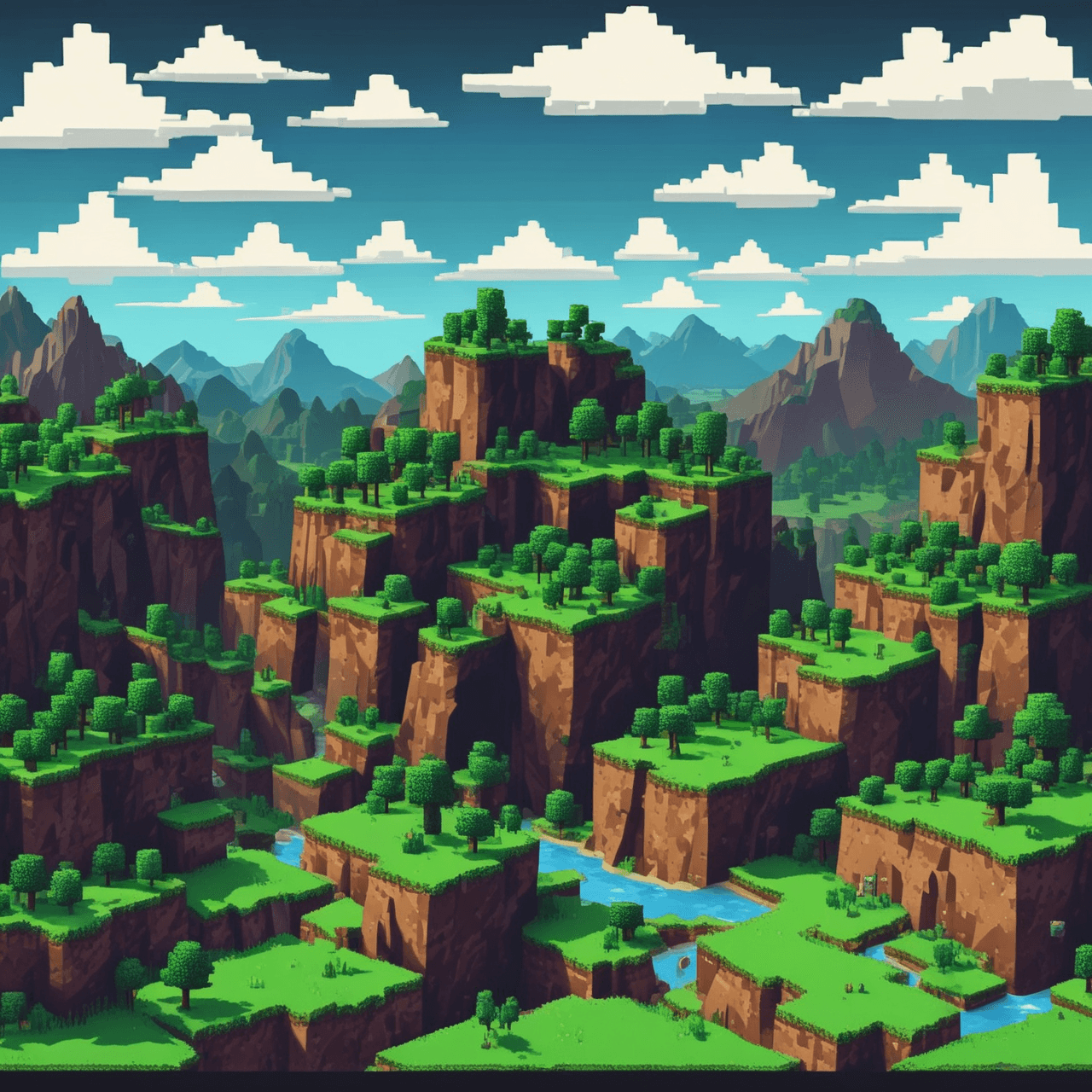 Minecraft Jump game banner