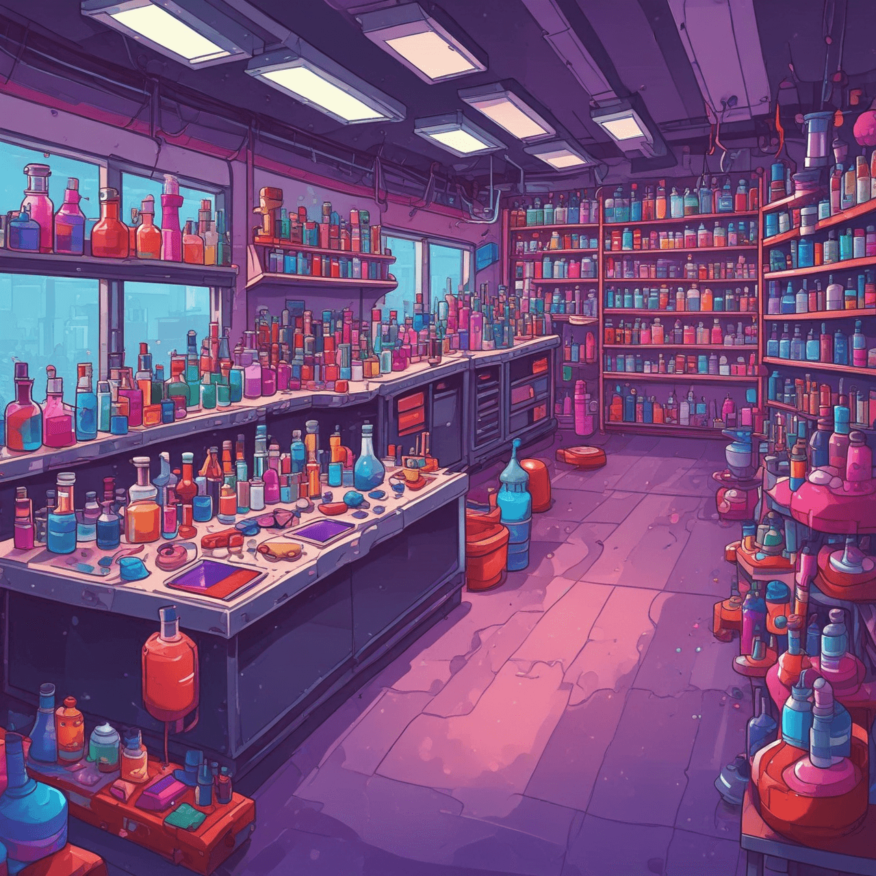 Glamorous Molecule Dash game banner