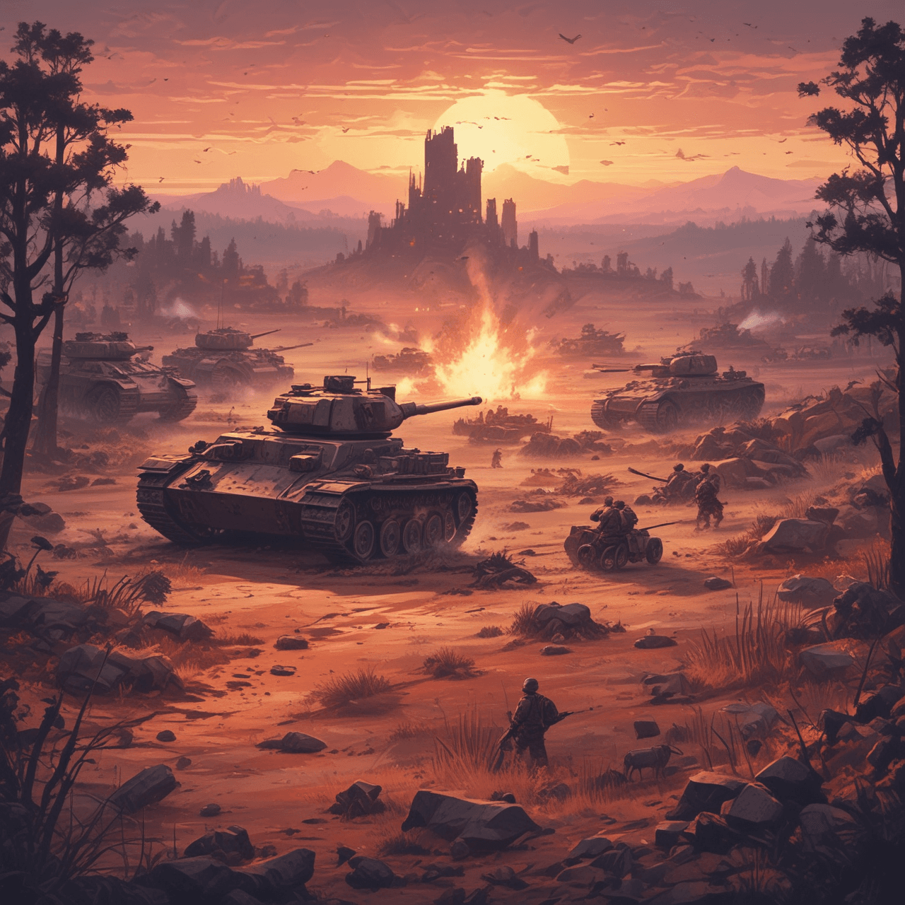 WW2 Frontline Dash game banner