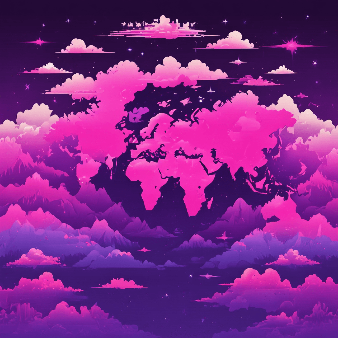 Geography Keyword Cloud Hop game banner