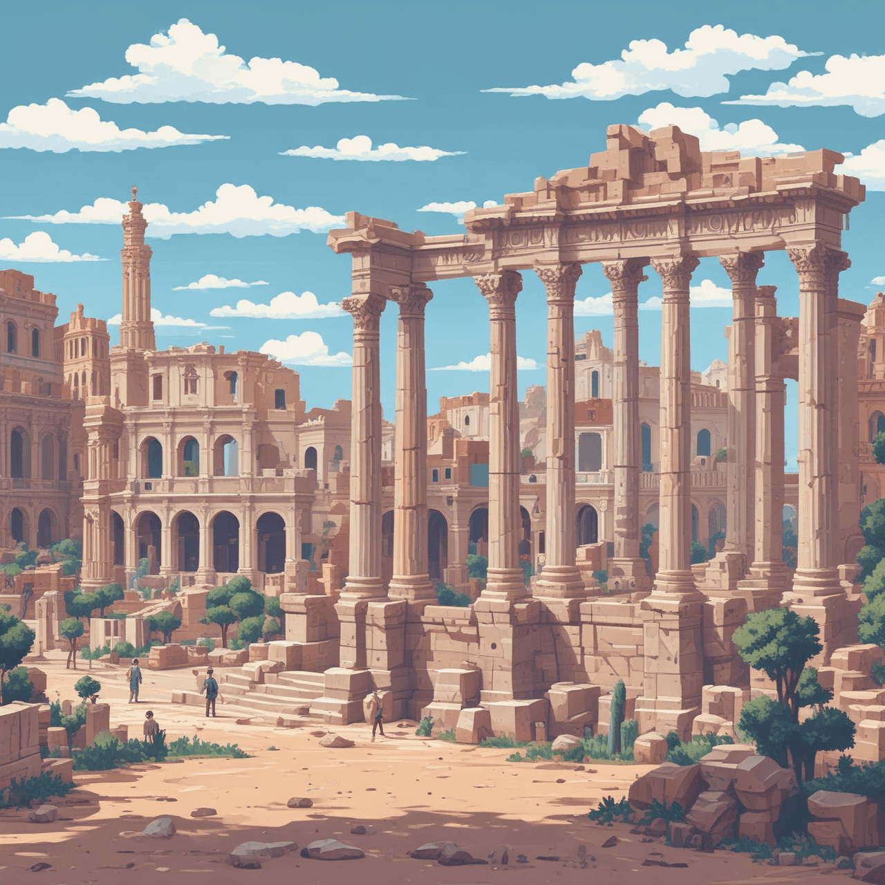 Roman Run Quiz game banner