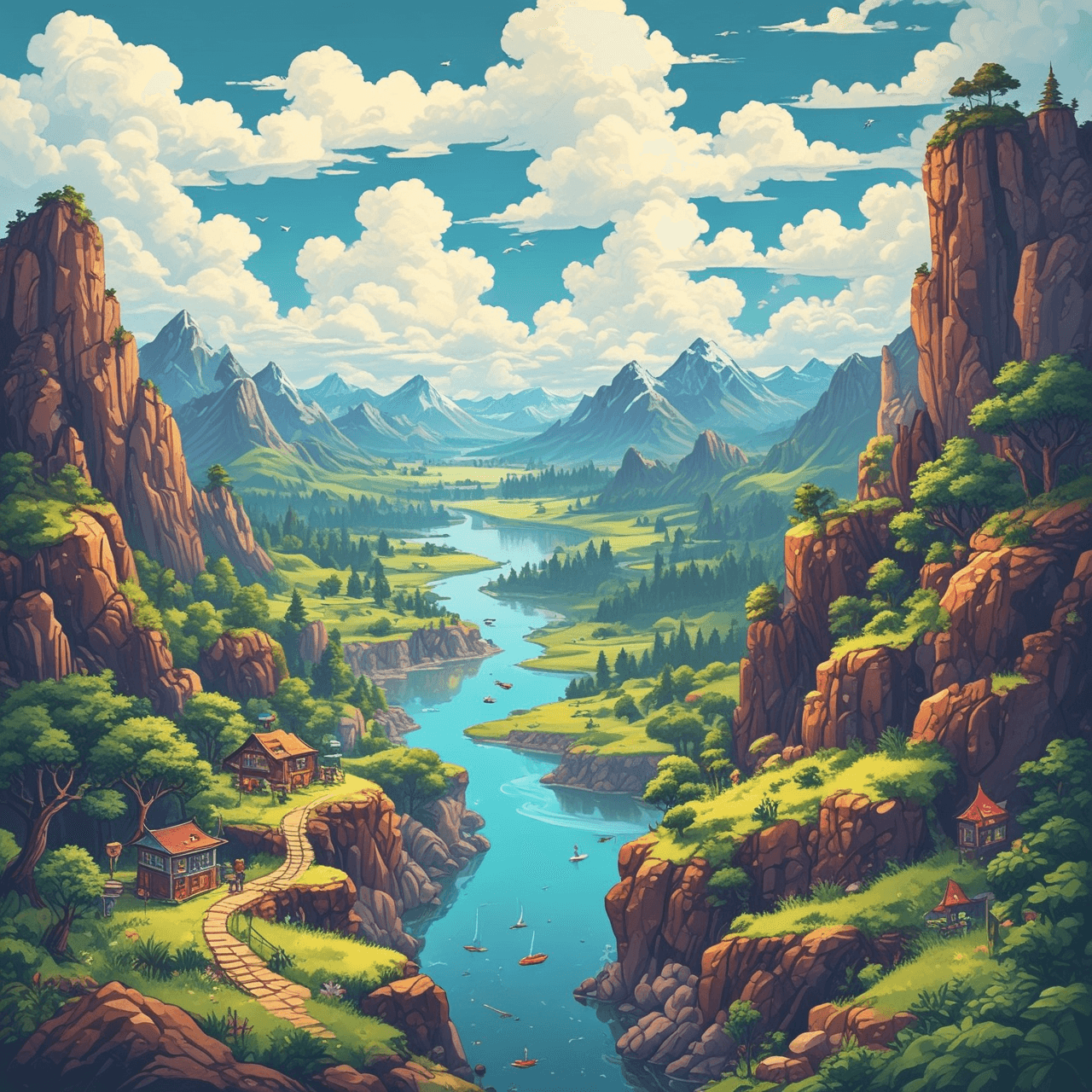 Konjunktiv-Brücken-Quiz game banner