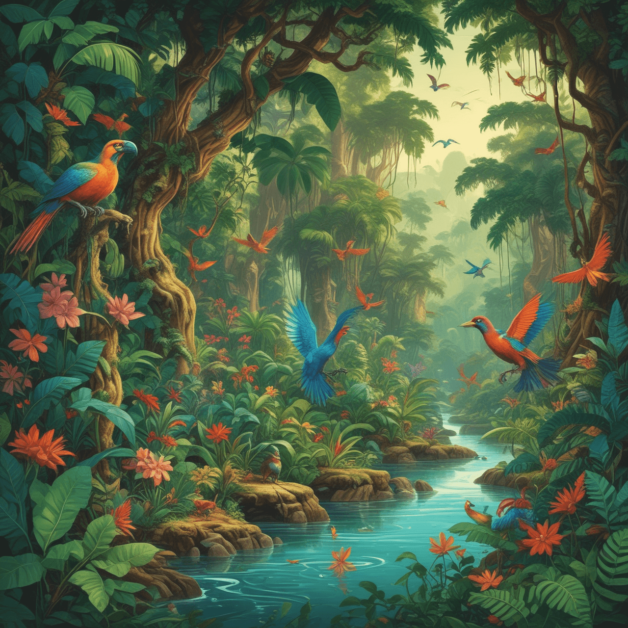 Aventura de Quiz de Ecología Integral game banner