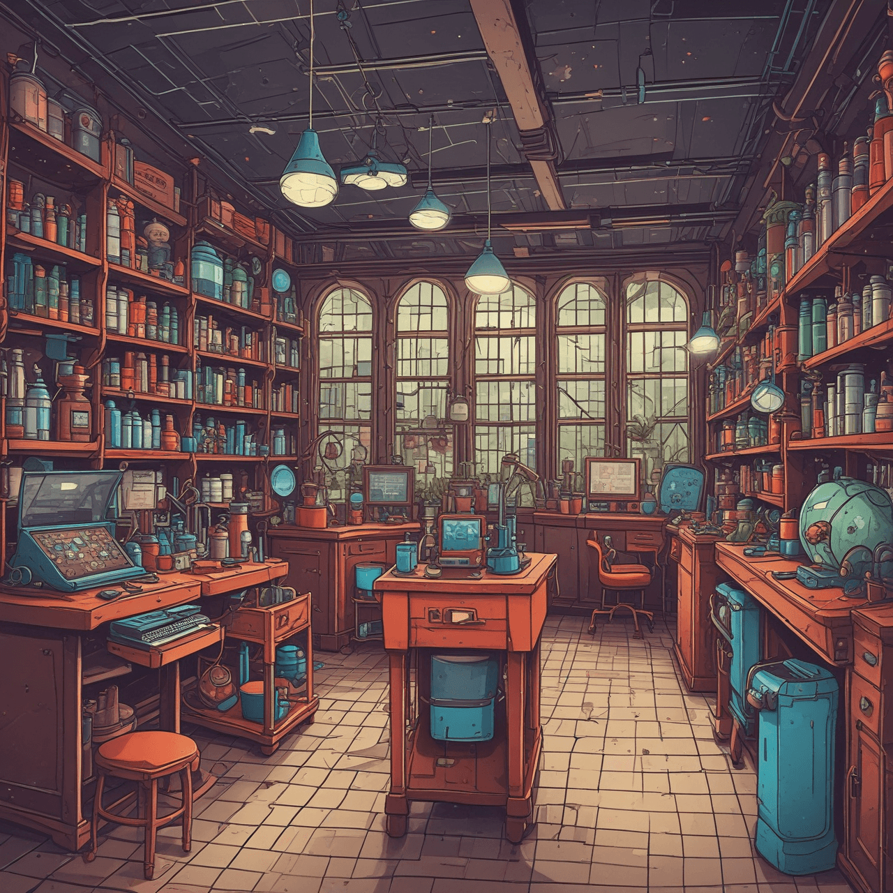 Jetpack Quiz Chemiczny game banner