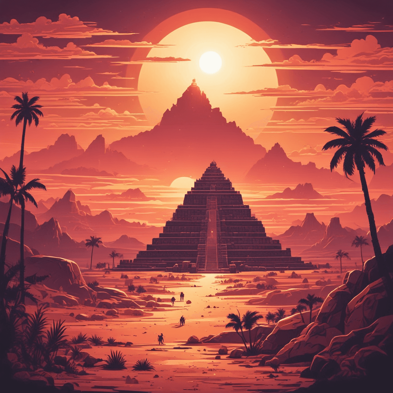 Carrera de civilizaciones antiguas game banner