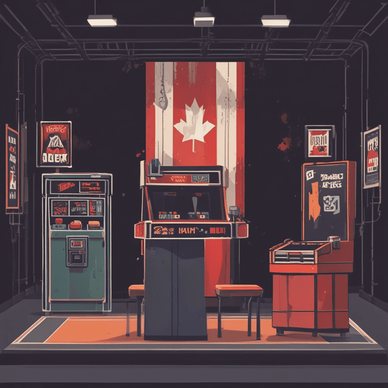 Course à la justice rétro game banner