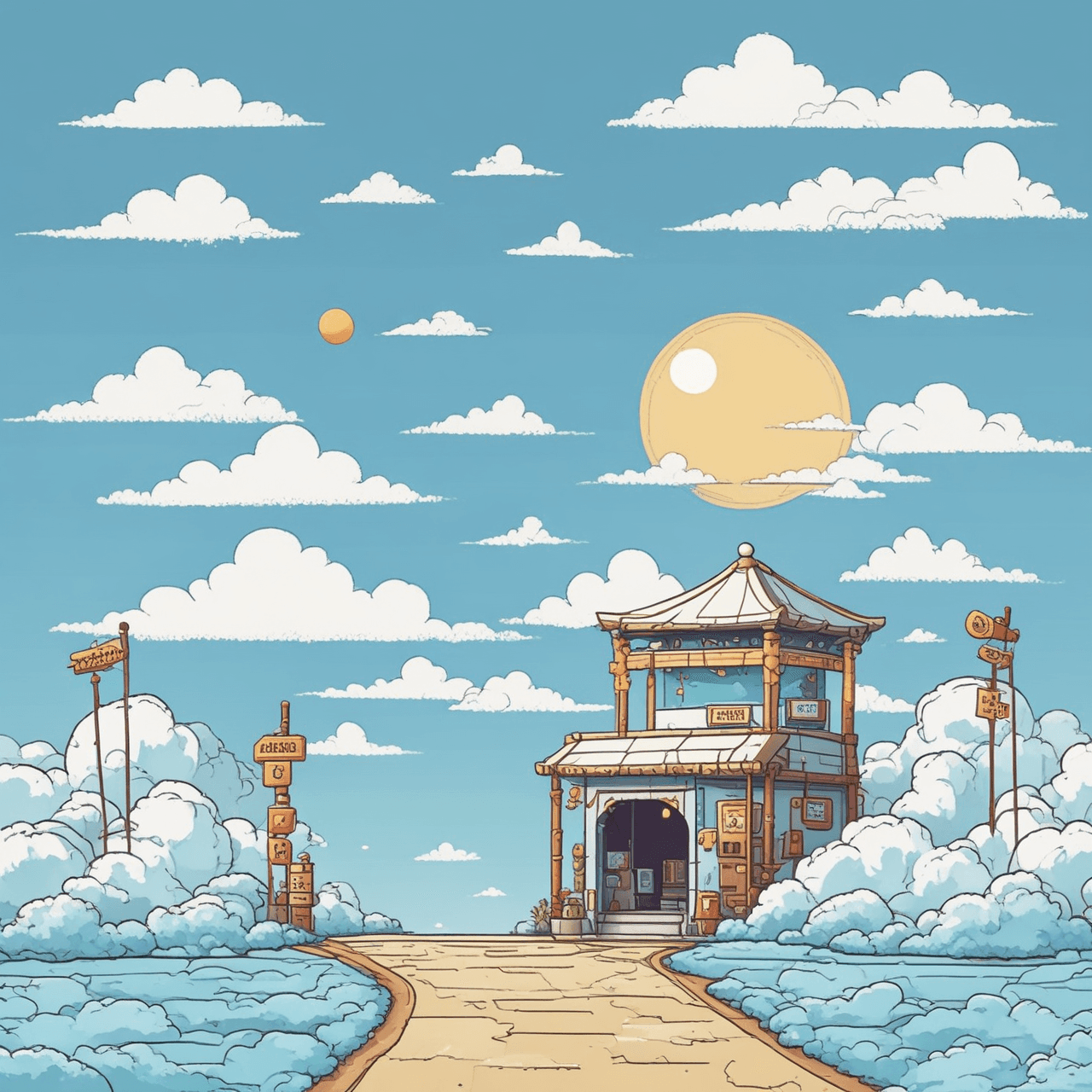 Microeconomics Cloud Bridge game banner