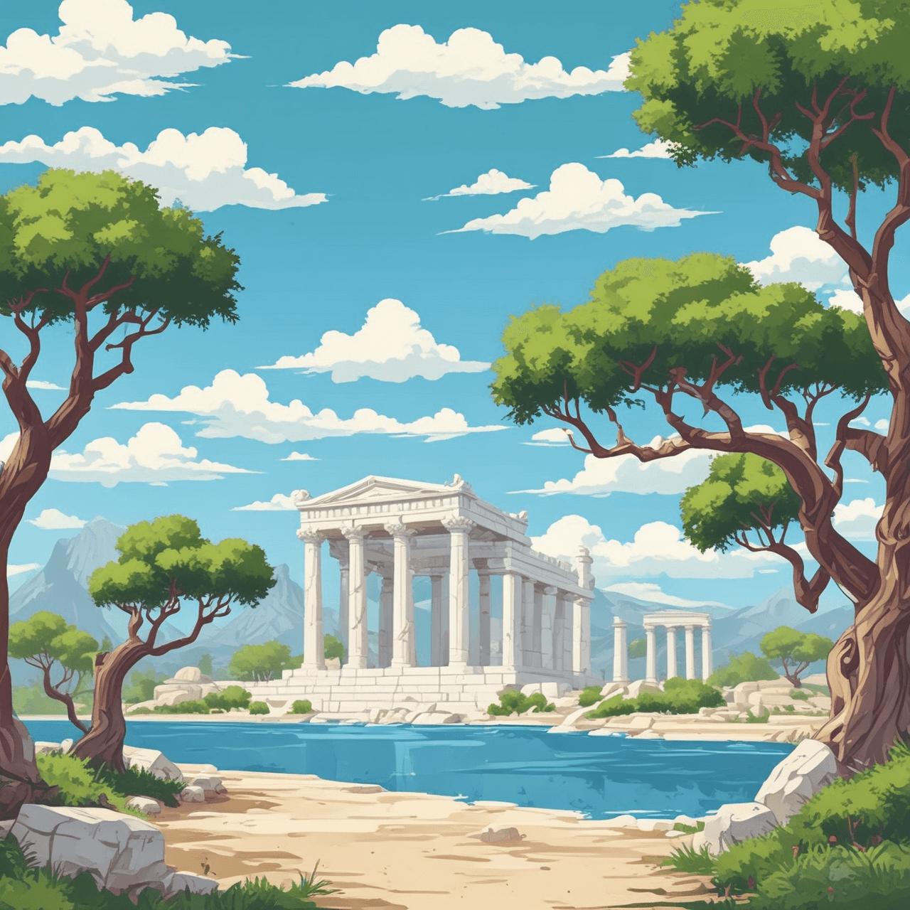 Mitologiczny Wyścig Wiedzy game banner