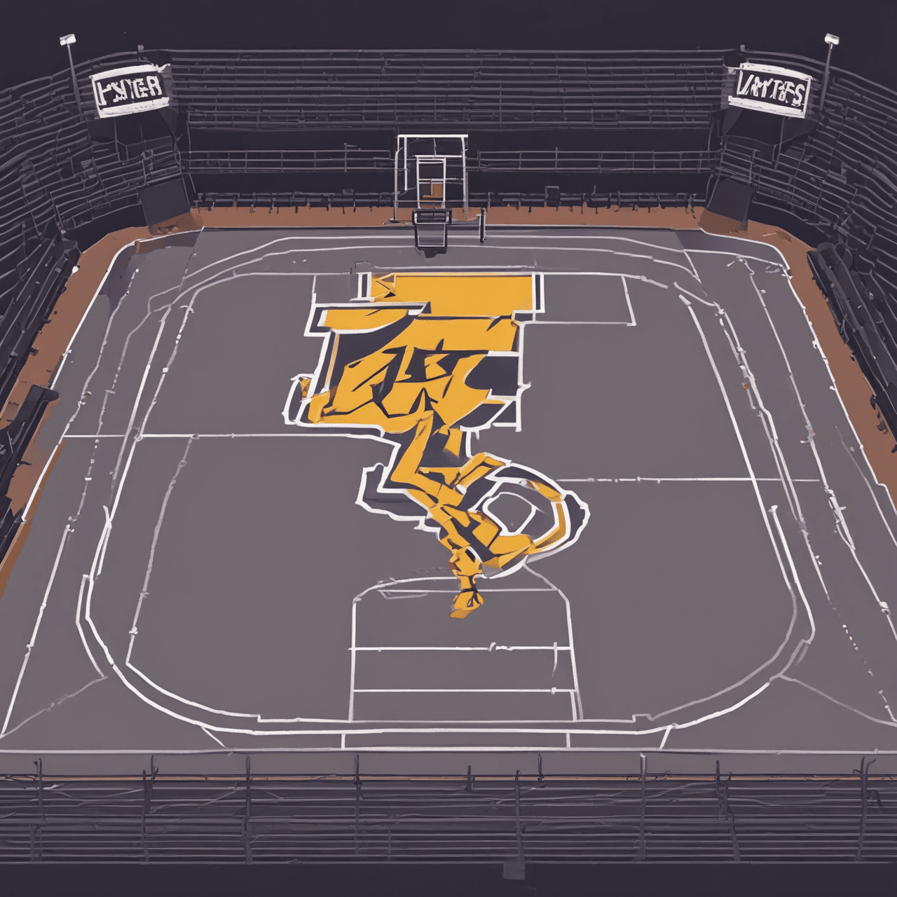 LeBron's Court Run game banner