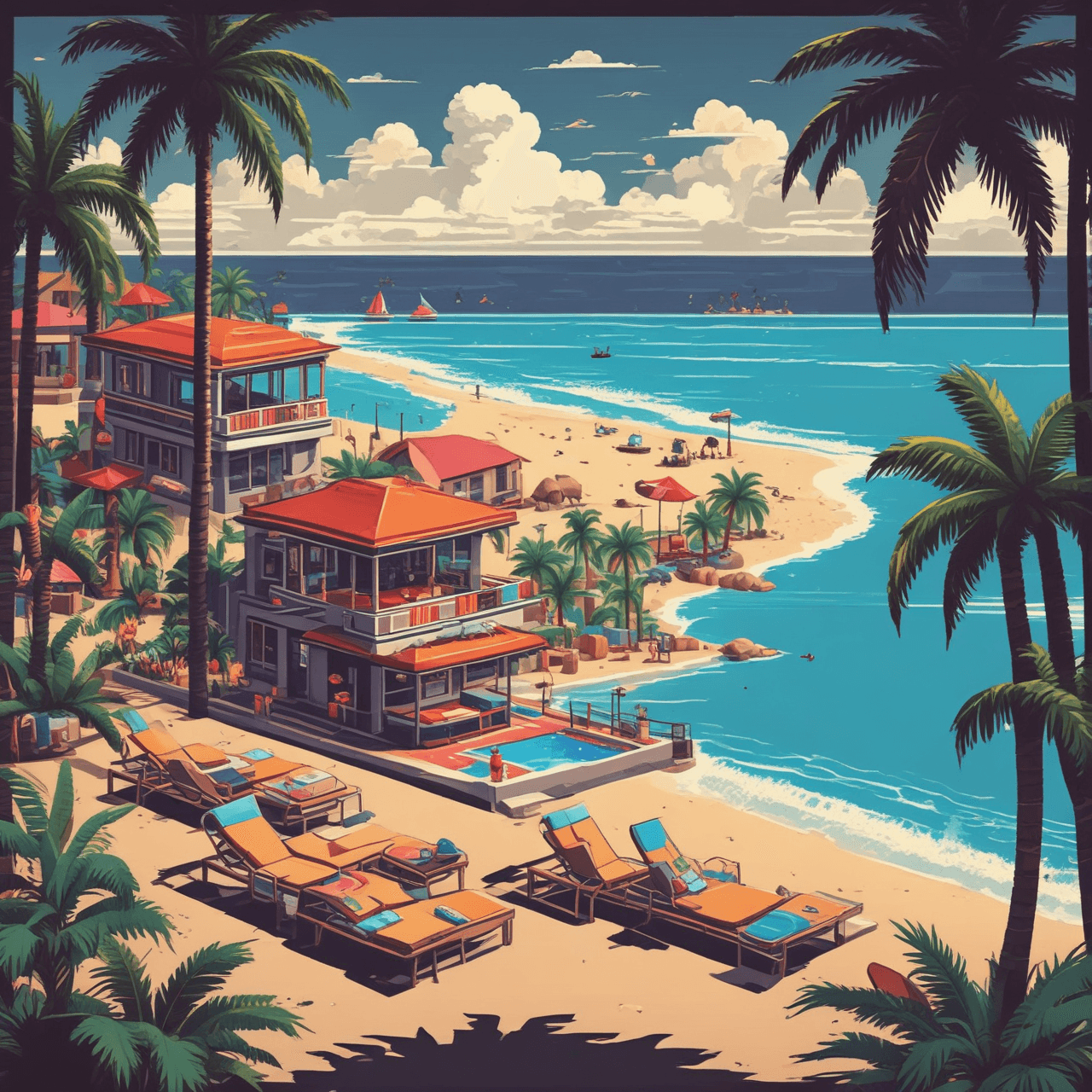 Love Island Race game banner