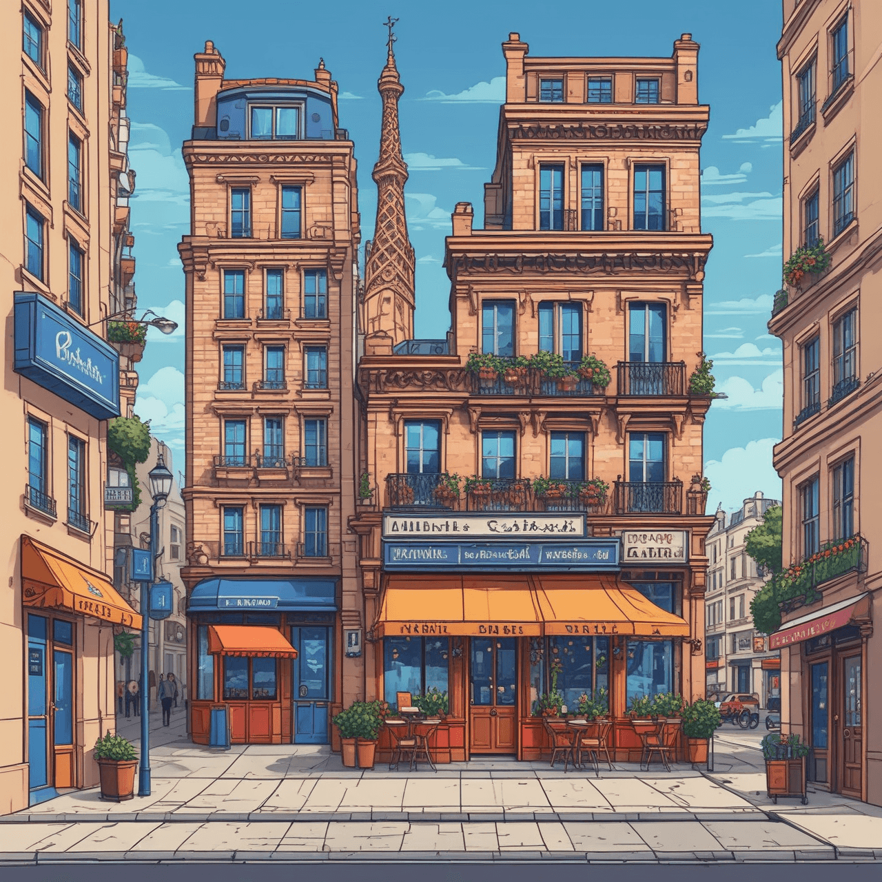 French City Run game banner