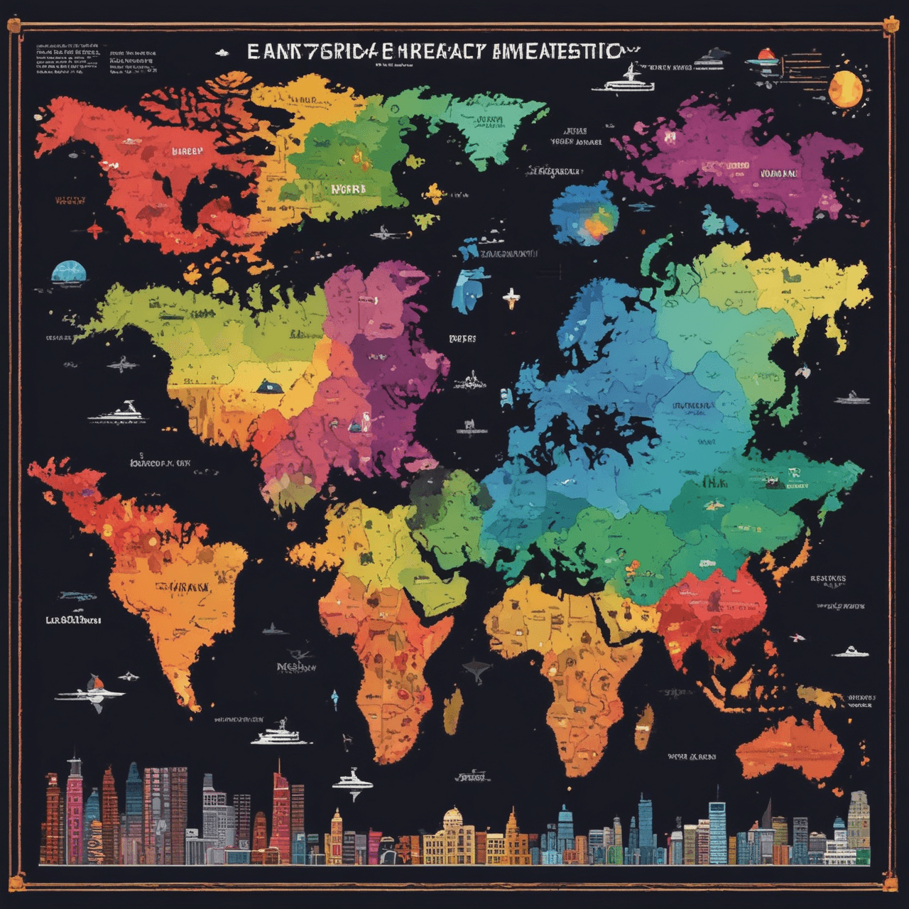 Population Race game banner
