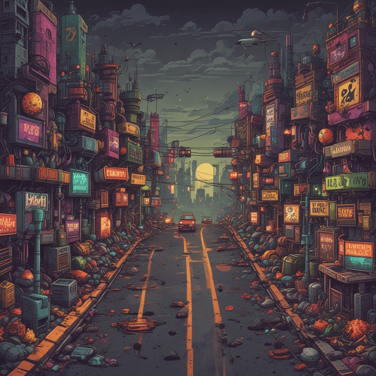 Hazard Highway Dash game banner