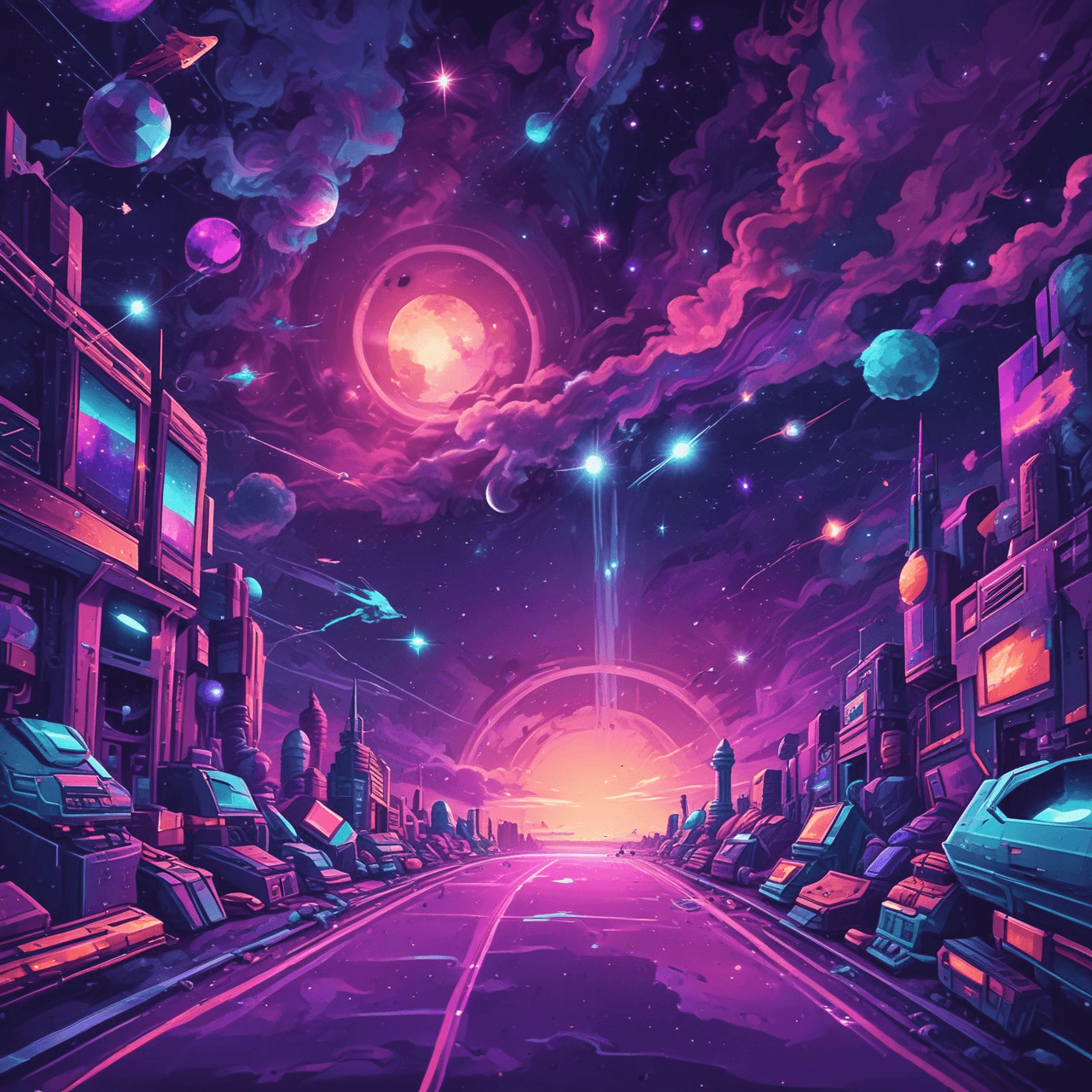 Passive Voice Space Race game banner