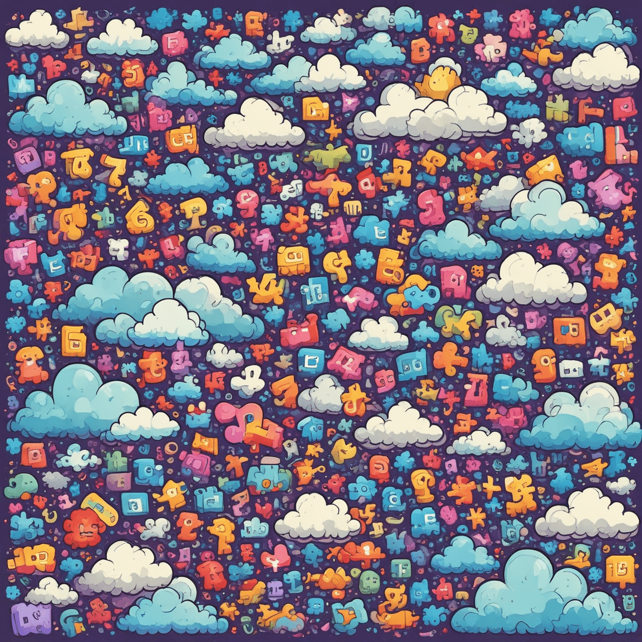 Math Cloud Bridge game banner