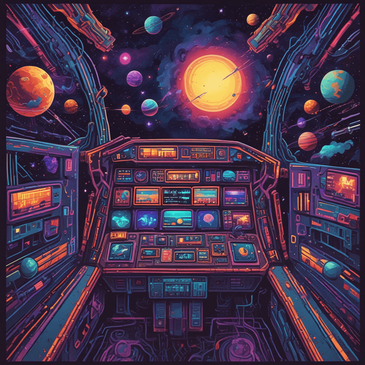 Galactic Circuit Dash game banner