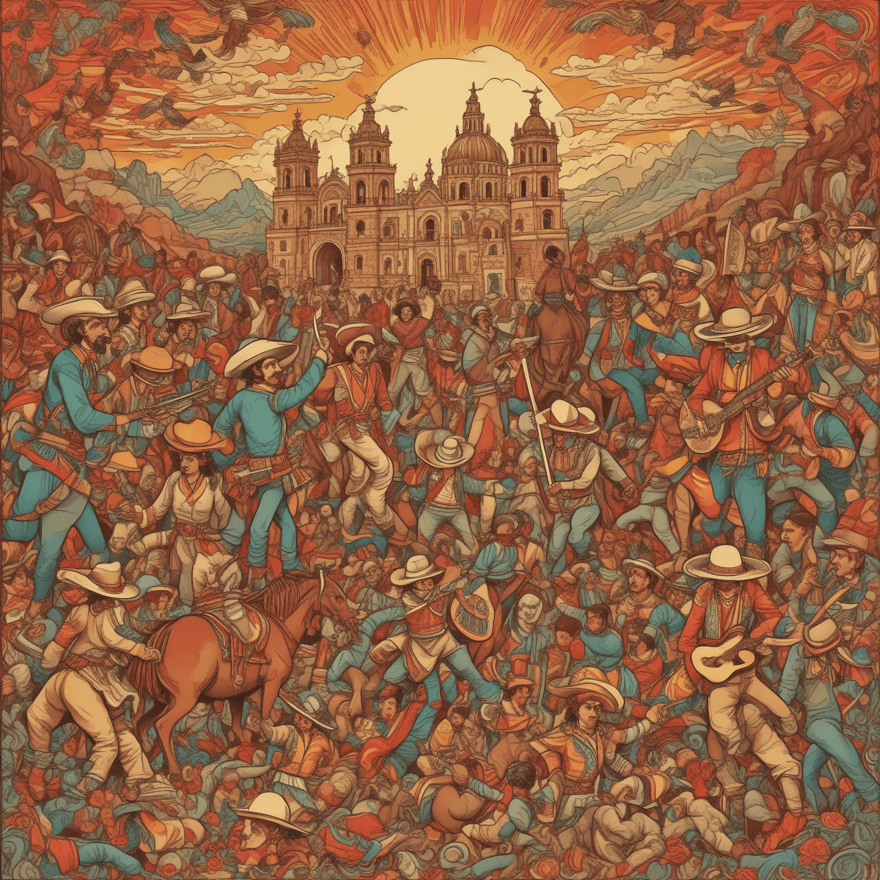 Aventura de Quiz en Jetpack: Historia de México game banner