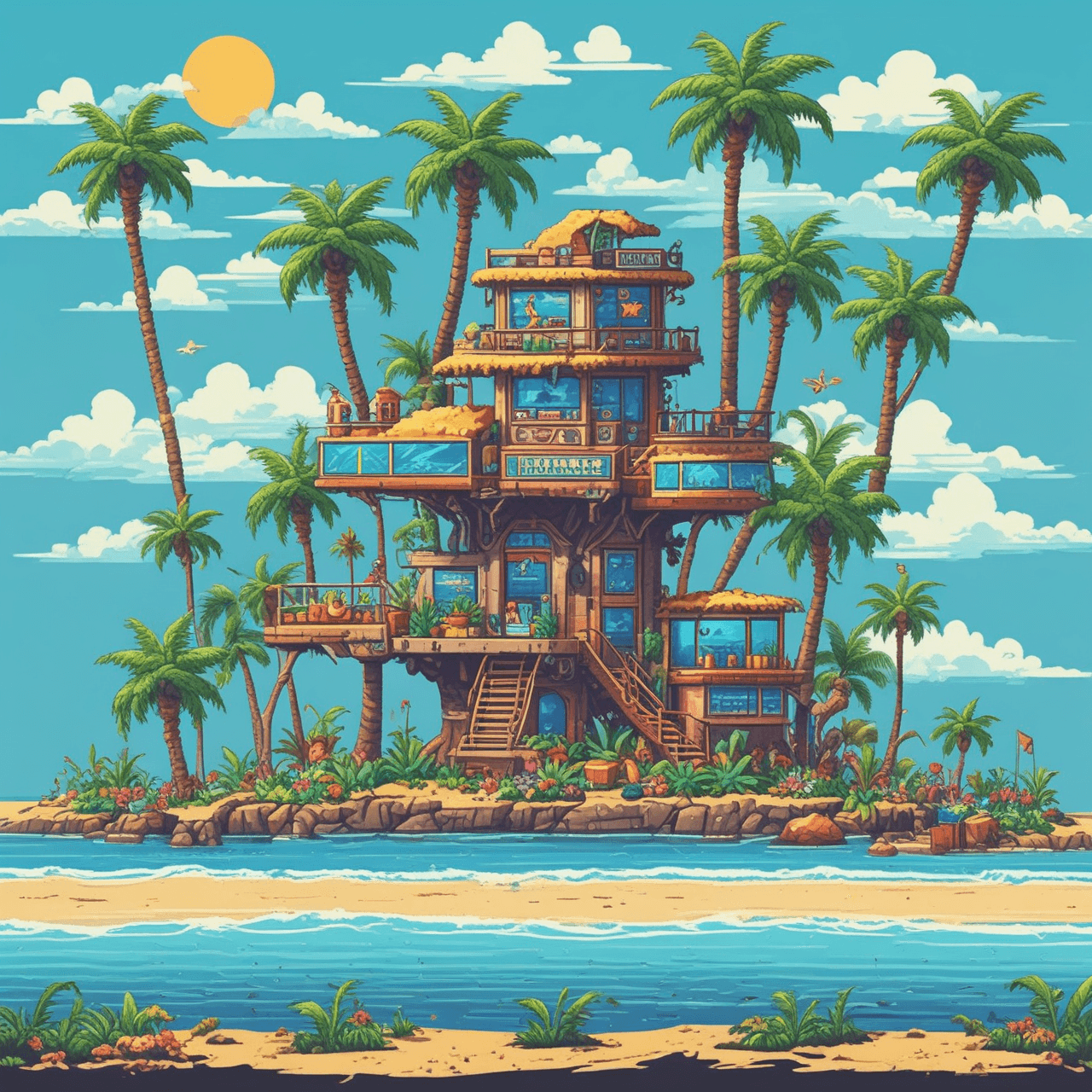 Conditional Cloud Hop game banner