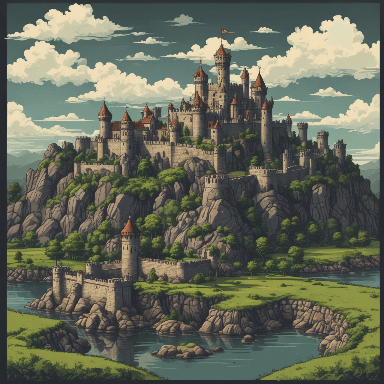 Castle Defense Run game banner