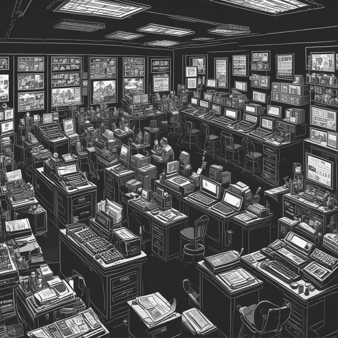 Zeitungsartikel-Rennen game banner