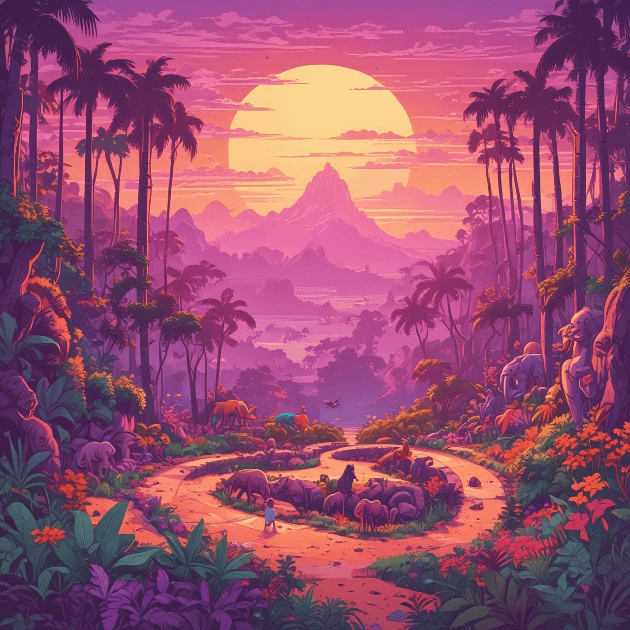 Lexicon Safari Race game banner