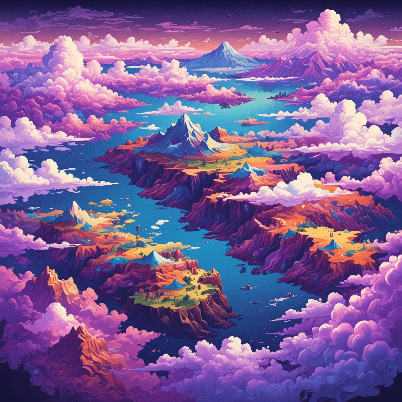 Geography Cloud Hop game banner