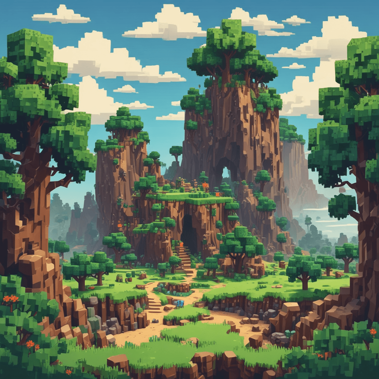 Minecraft Evolution Race game banner