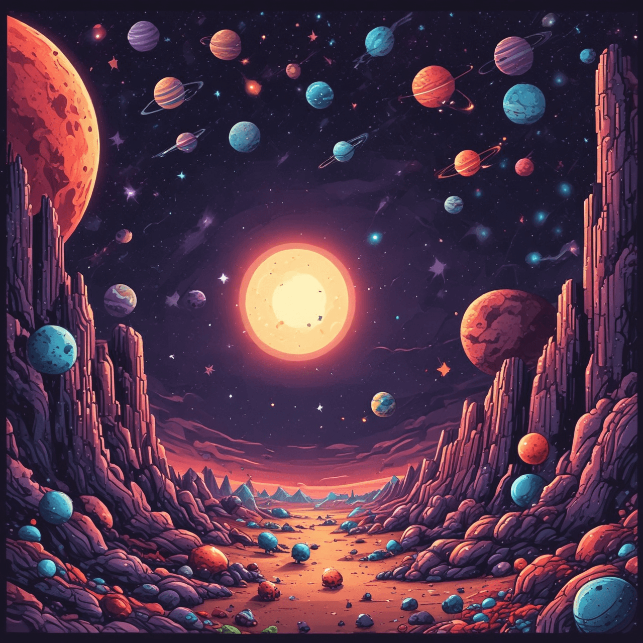 Cosmic Jump game banner