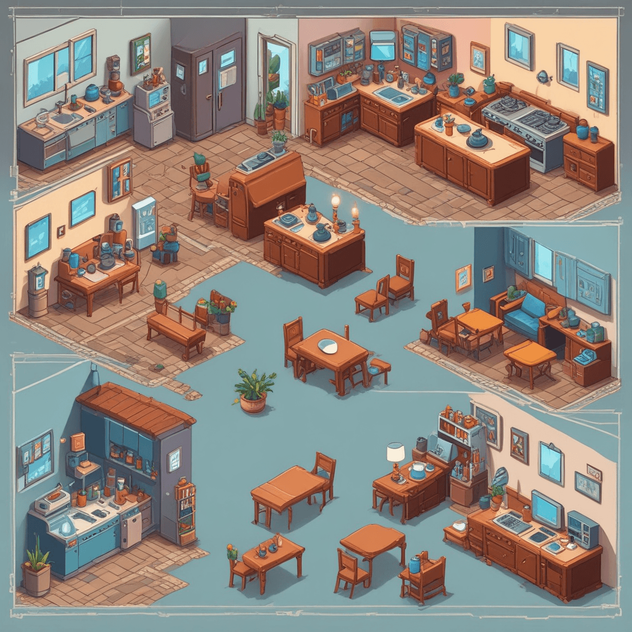 Huishouden Woordjes Quiz game banner