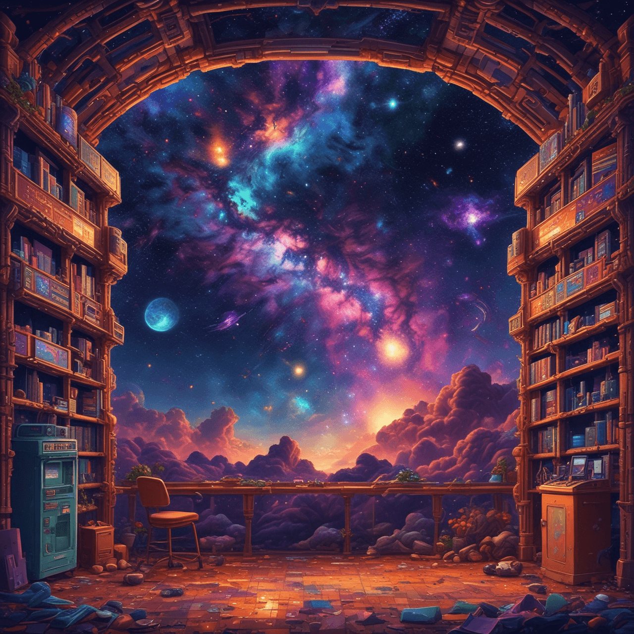 Cosmic Quiz Run game banner