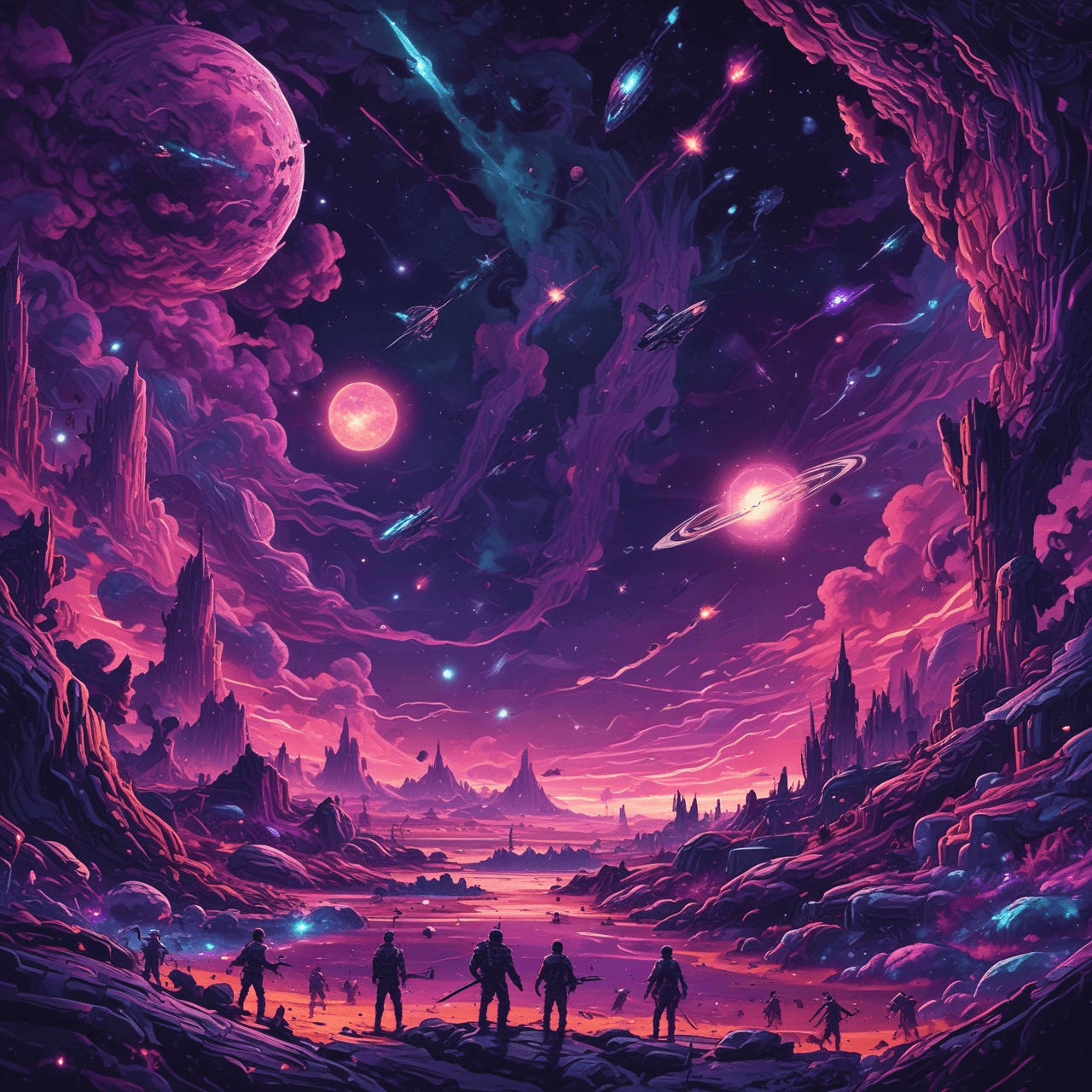 우주 전쟁 퀴즈 game banner