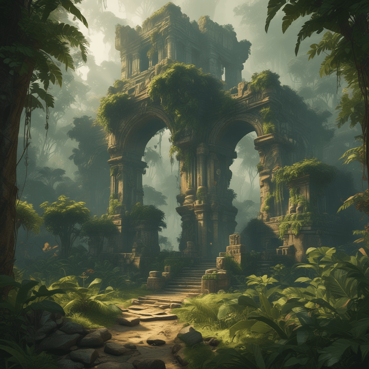 Verbes ER Jungle Quiz game banner