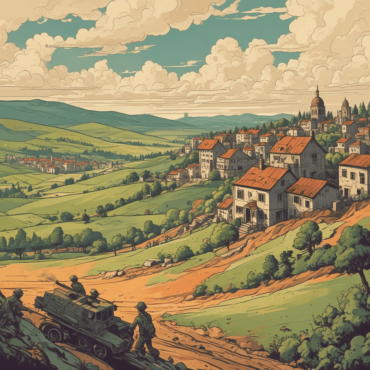 WWII Quiz Adventure game banner