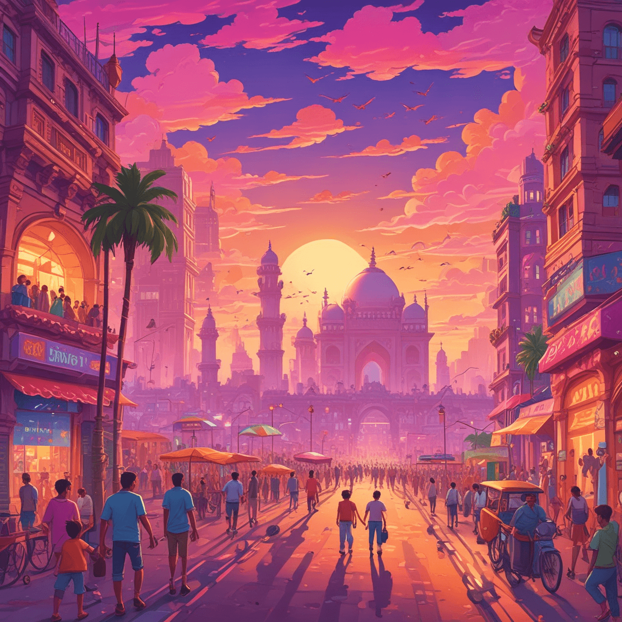 GDP India Run game banner