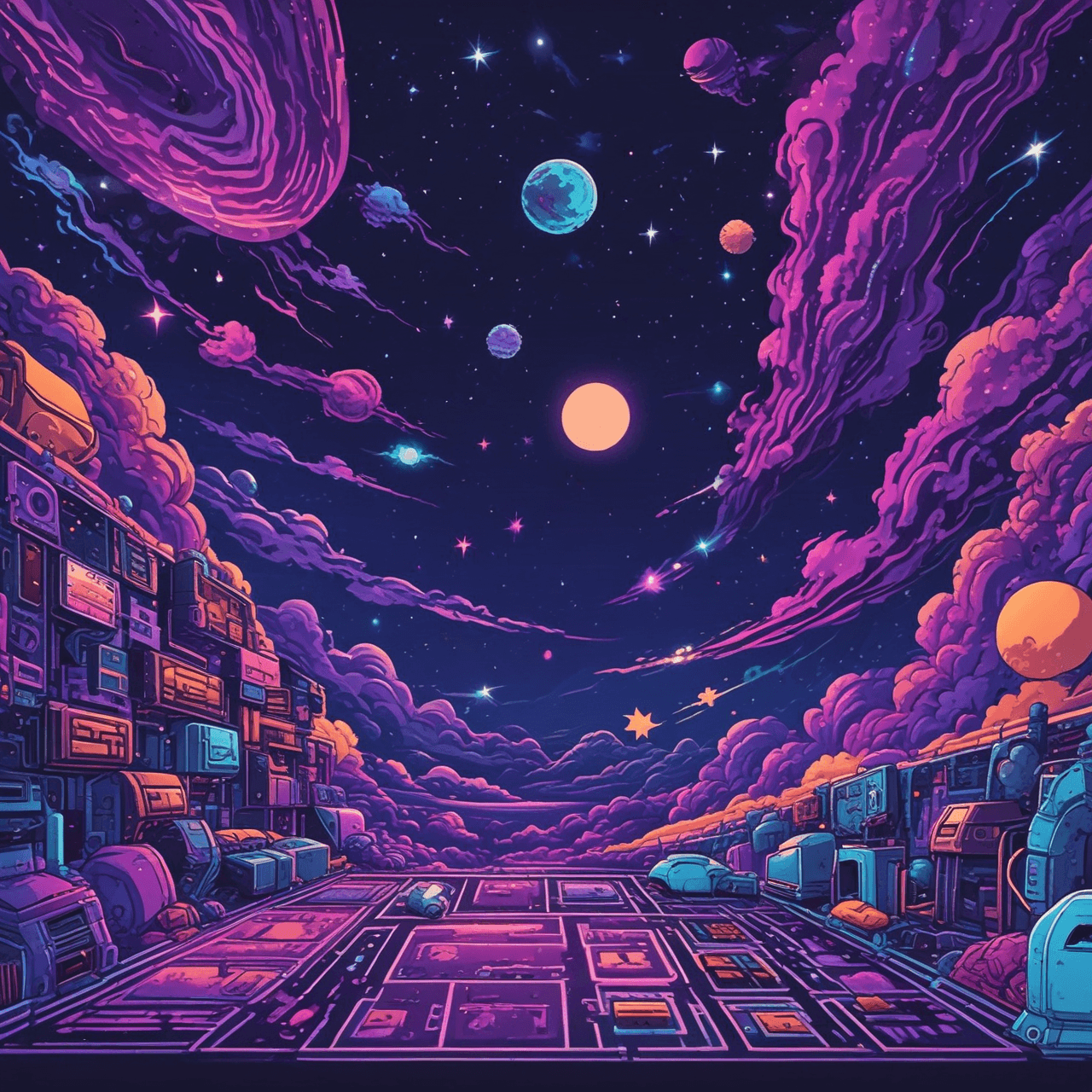 Cosmic Quiz Runner game banner