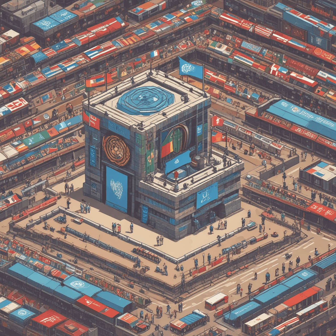 Salto del Derecho Internacional game banner