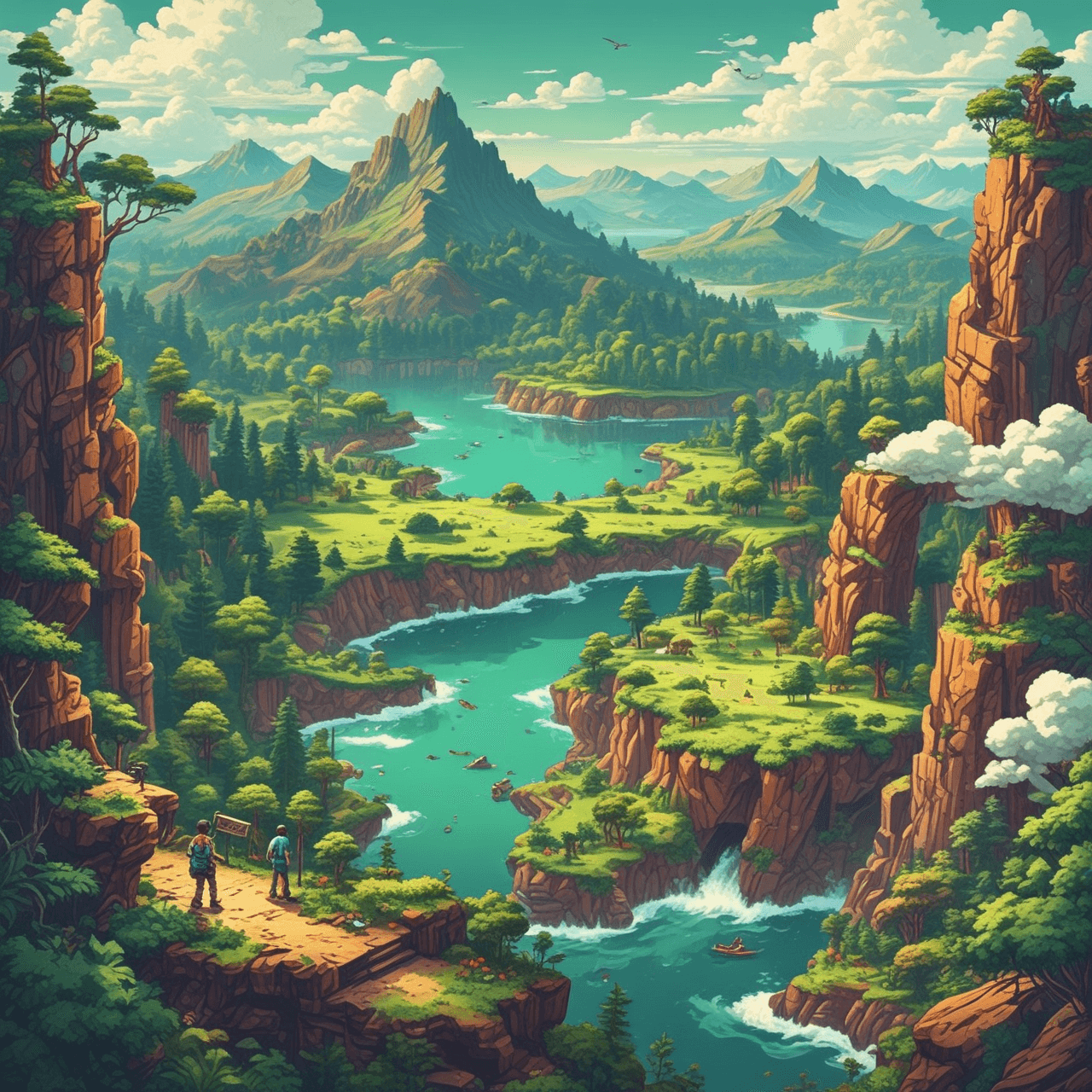 Vegetation Bridge Quest game banner