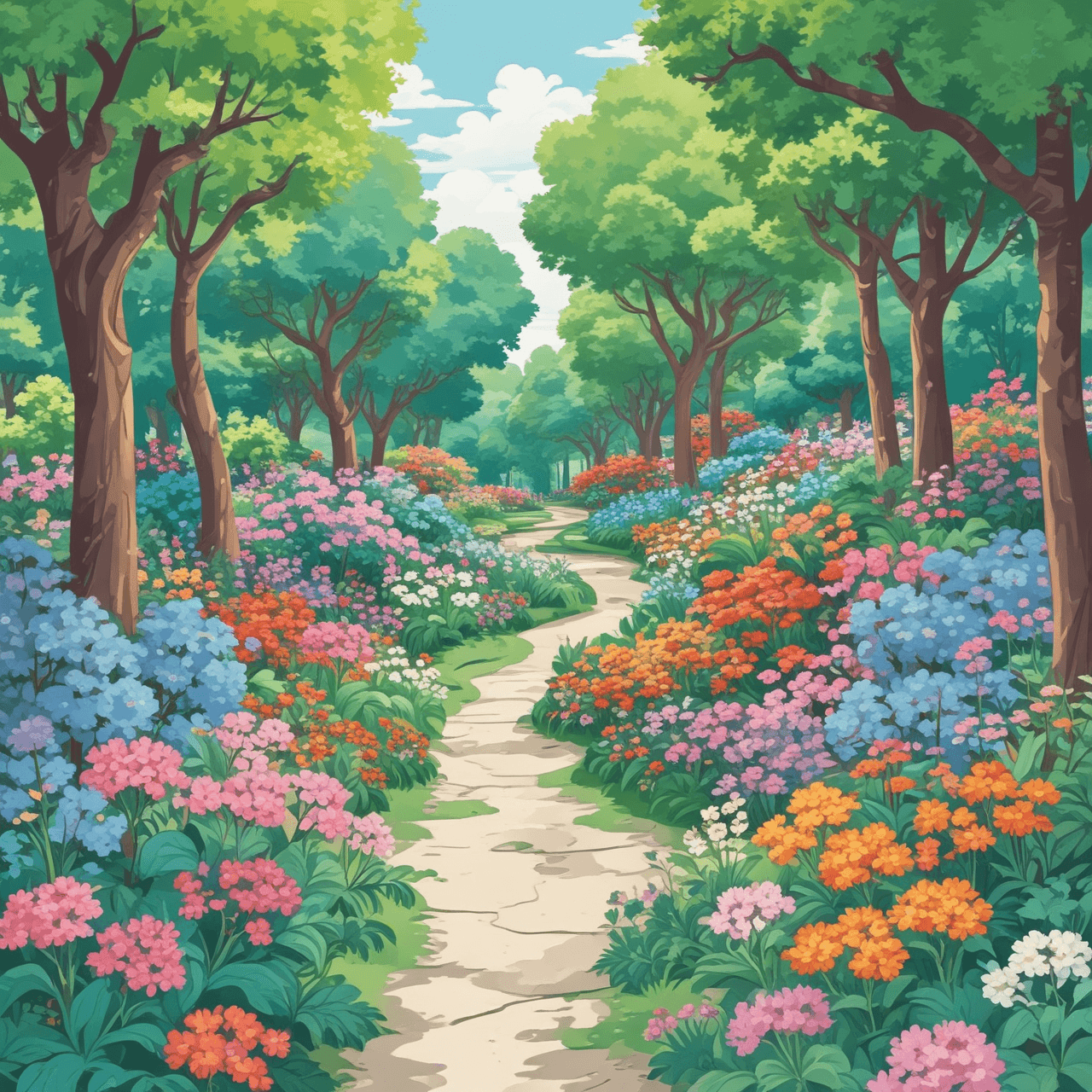 Jetpack Physics Garden game banner