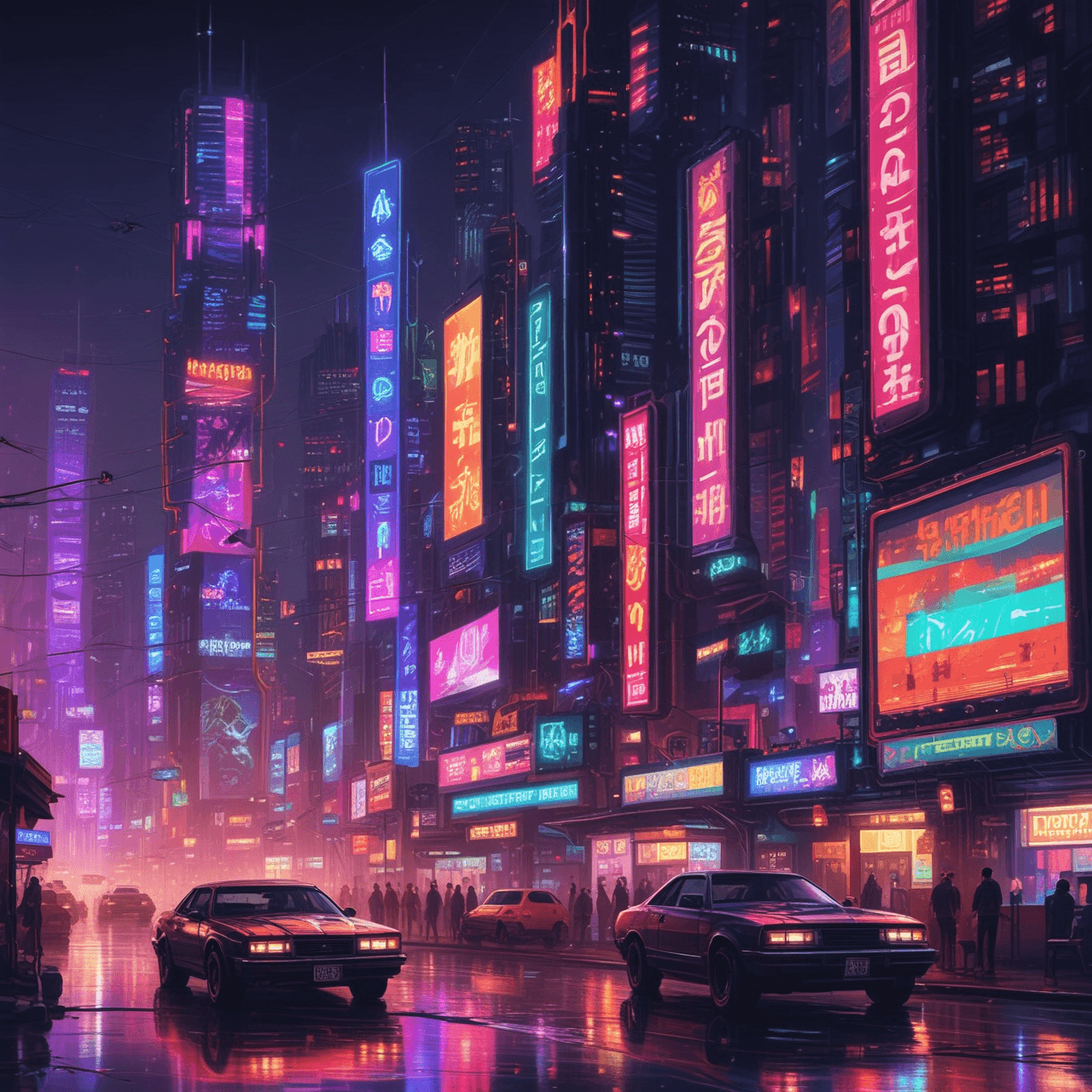 Neon Percent Dash game banner