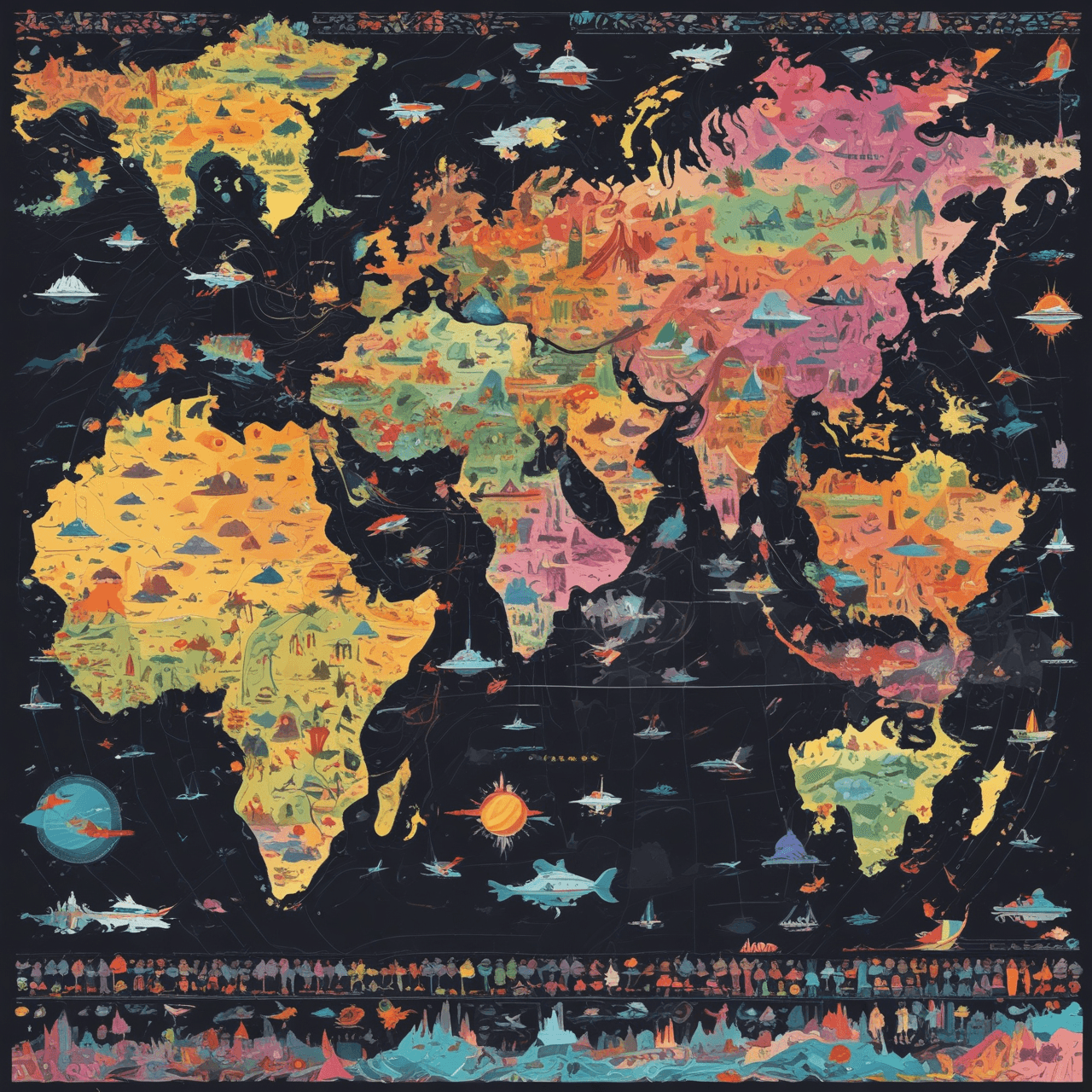 AP Human Geo Jetpack Quiz game banner