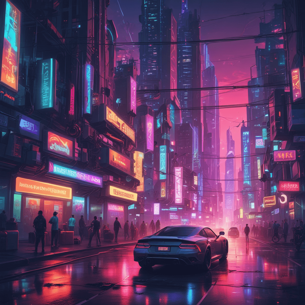 Neon Wortarten Runner game banner